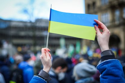 Flagge der Ukraine